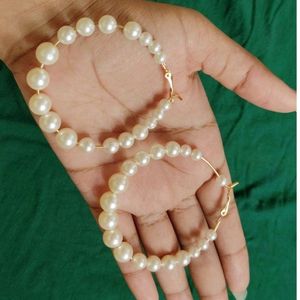 Beautiful White Pearl Earrings