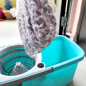 Classic Spin Mop Bucket With 1 Refill