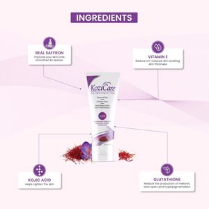 2 Kozicare Saffron Face Wash With Glutathion