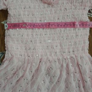 chikakari sequence pink top