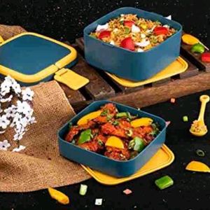 Bento Two Layer Lunch Box With Spoon