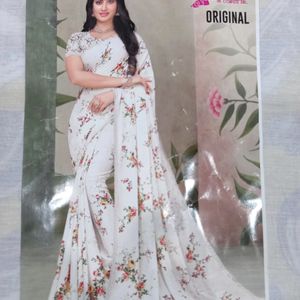 Pure Georgette Fancy Saree