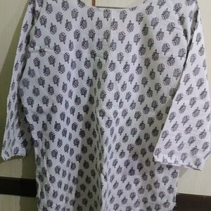 White Short Kurti