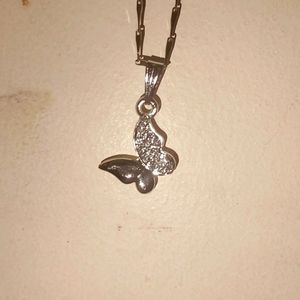 Silver Plated Butterfly Chain🦋