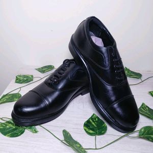 Men's Action Formal Black Shoe Size-8