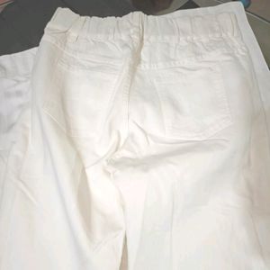 White Skinny Trousers For Women