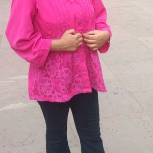 Trendy Stylish Pink Shirt