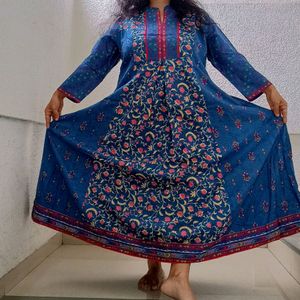 Biba anarkali Floral Print