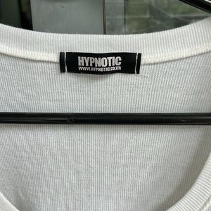 White Padded Tee (Tshirt)