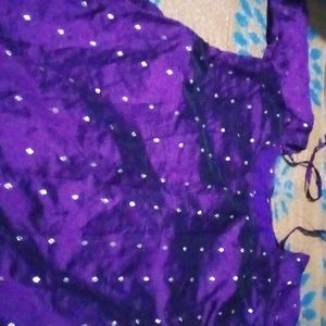 Banarasi Purple Colour Kurti