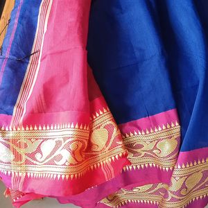 Handloom Cotton Saree_two Colour