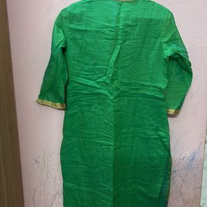 Green Colour Kurta