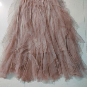 Tutu Skirt Multilayer Fluffy Net Dusty Pink