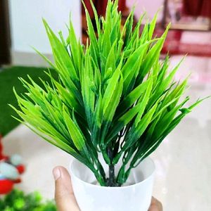 Pack Of 4 / Green Artificial Plant For Home