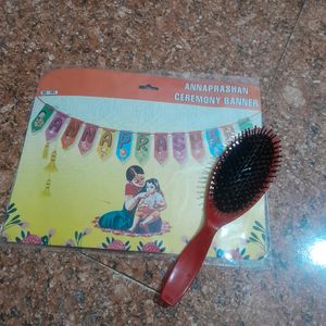 Annaprasan Ceremony With Hair Brush