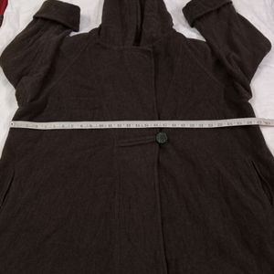 Dark Brown Oversize Overcoat