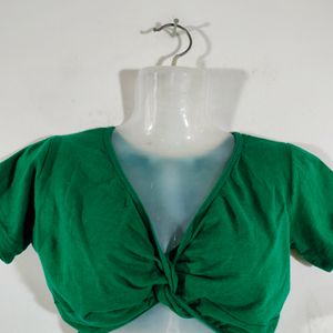 Green Casual Top (Women's)