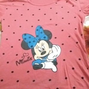 Pink Minnie Girls Top