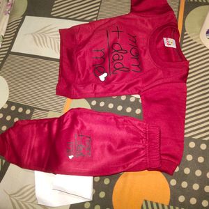 Kids Winter Top Bottom.set Track Suit