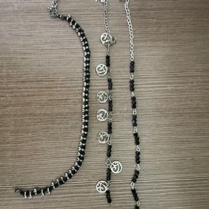 Set Of 3 Anklets