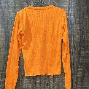 Orange Bodyfitted Top