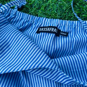 Sassafaras “Stripe Right” Nautical Themes Top