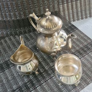 Antique Brass Tea Set