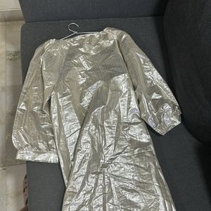 Silver Dress. Not Too Loose . Retro Parties.