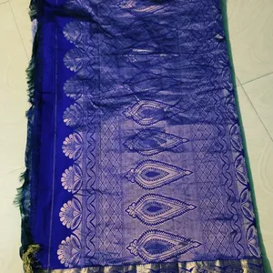 Blue Colour Uppada Pattu Saree