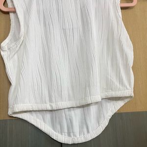 White Tank Top Striped In XXL