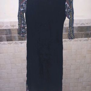 A Navy Blue Kurti