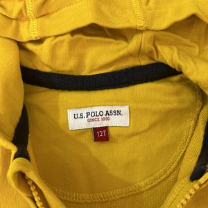 US Polo Yellow Sweatshirt