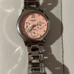 Casio Watch For Woman (sliver)