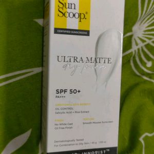 Sunscoop Ultra Matte Dry Touch Spf 50+