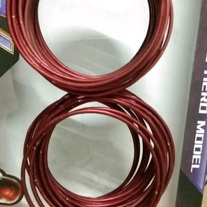 🔥💥Price Drop🎉 Save 🎀More ✨Offer🎁 #maroon #bangles #size2.4 #grabfast #grab #now Grab Now Nice Durable Maroon Metal Bangles Total Quantity 40 Pieces...  Hurry