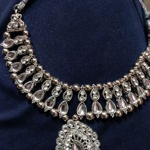 Pretty Silver Colour Necklace