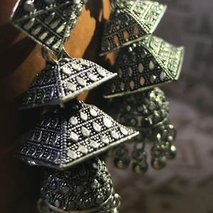 Oxidized Jhumka