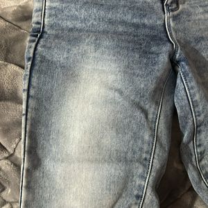 Blue Bootcut Jeans