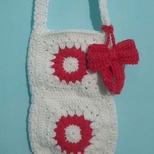 Crochet sling Bag🎀