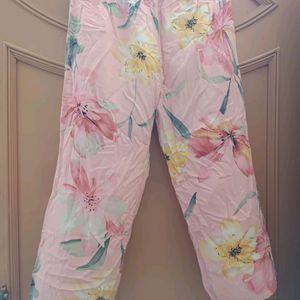 Women Floral Printed Free Size Pyjama