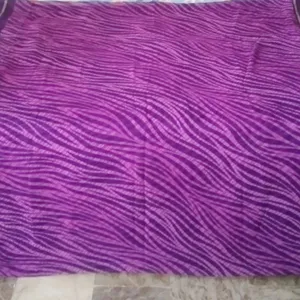 brand new Leheriya purple saree attached फॉल