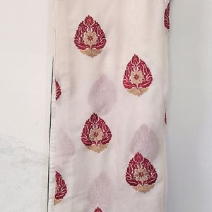 Heavy Border Embroidery Saree