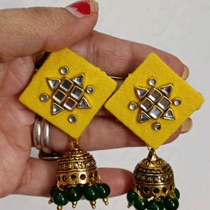 Kundan Pearl Earrings