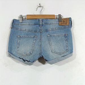 Blue Denim Shorts (Women)