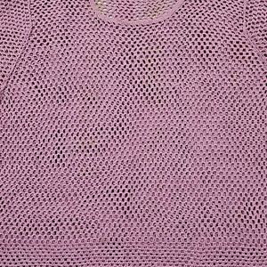 Classy Pink Net Top