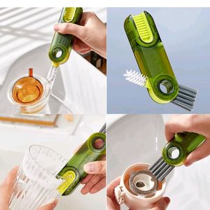 (Pack of 2) 3 in 1 Multifunctional Bottle Cleanin