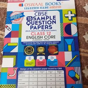 Class XII English Core Sample Paper