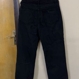 Wide Leg Black Jeans