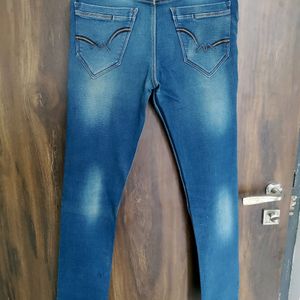 Blue Stretchable Jeans