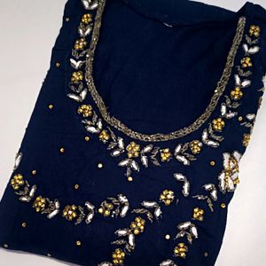 Offer Blue Kurti For Ladies